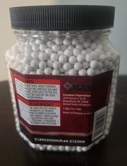Crosman Elite Match Grade 6mm Airsoft BBs – .20g – 5,000 Count – White