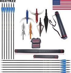 Archery Arrows Dense Shaft 12pcs 31″ Training Practice Shoting Hunting Quiver