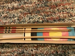 J. C. Higgins Sears Roebuck Co. Wooden Longbow 60″ w/ Original Box And Contents