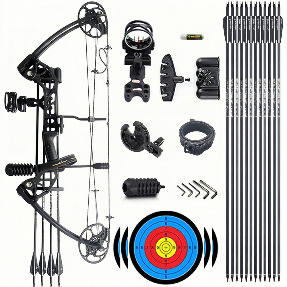 Compound Bow and Archery Sets – Right Hand Archery Compound Bows 0-70 Lbs Draw W