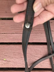 VINTAGE WESTERN LEATHER ALPACA SILVER QUALITY CONCHOS SPLIT REINS