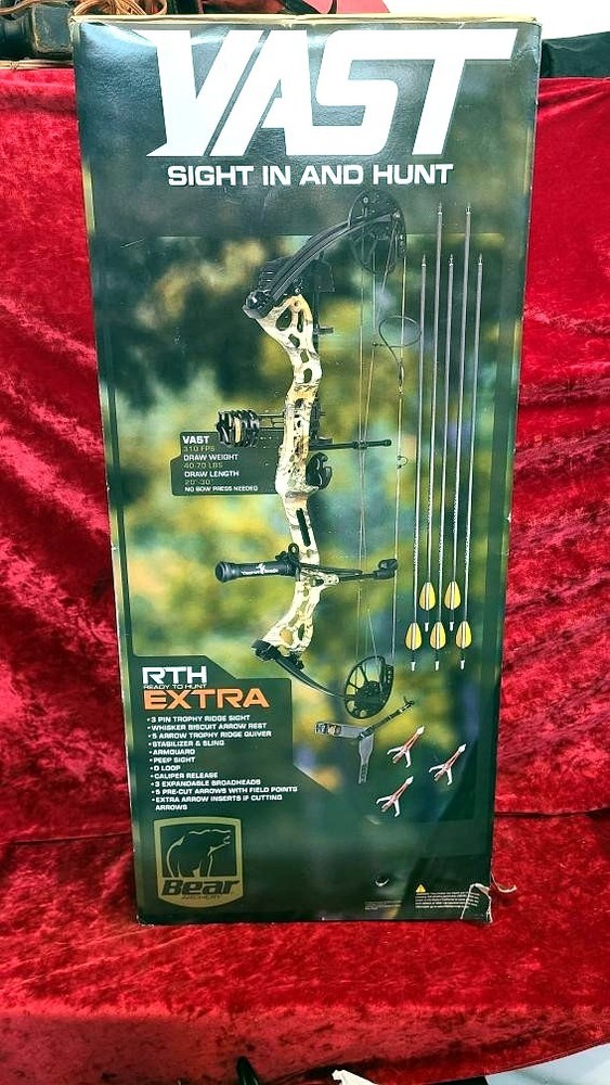 Bear Archery Vast Right Hand Compound Bow – God’s Country Color