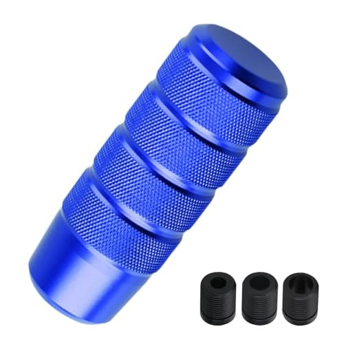 94mm/3.72″ Car Shifter Knob – Weighted Aluminum Alloy Car Gear Shift Stick Blue