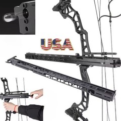 Rapid Bow Archery Launcher Compound Bow Set Shooter Steel Ball Hunting Shooting