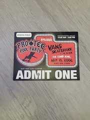 Vans Off The Wall Pro-tec Pool Party 2006 Tickets