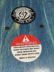 DAEWON SONG + TOREY PUDWILL * SIGNED * DECK Thank You Zombie GLOW IN THE DARK
