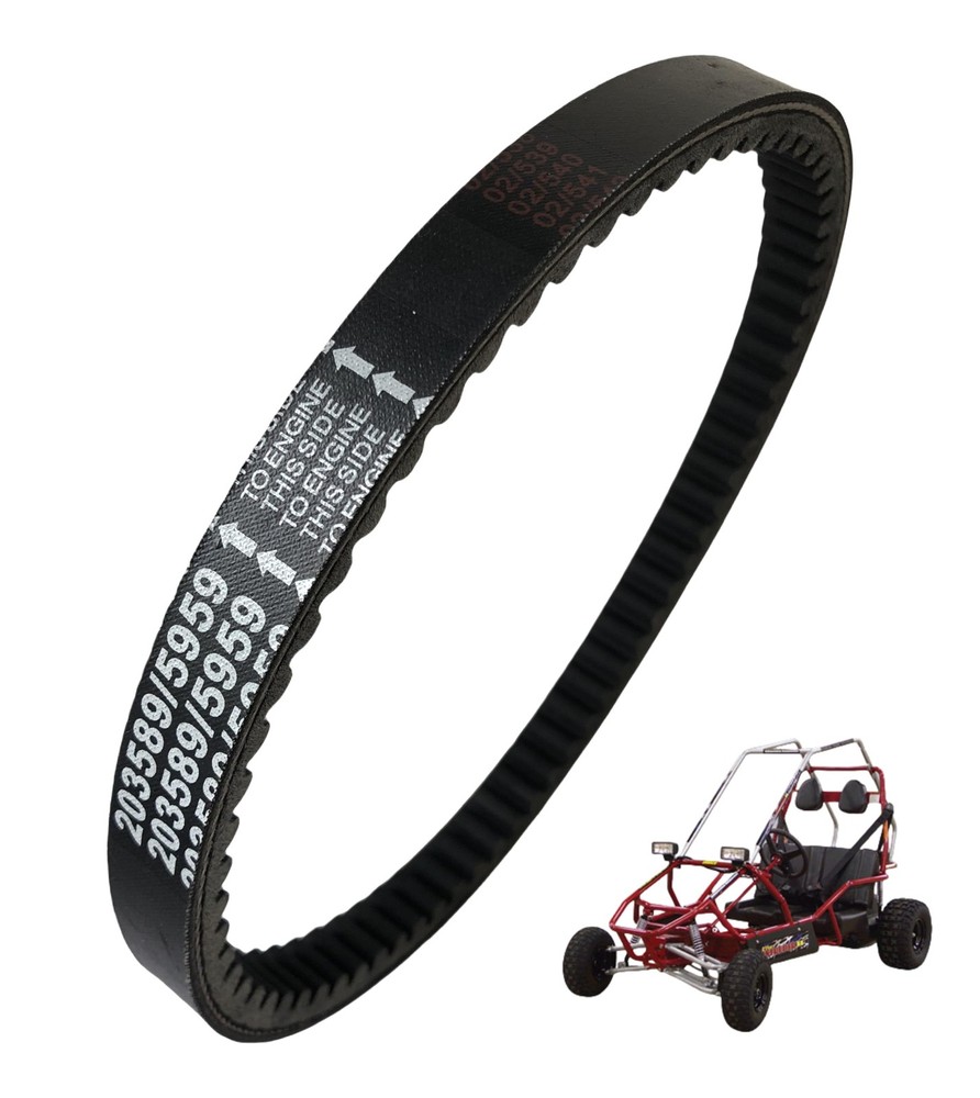 DRIVE BELT 203589-27.4, 12-8487, 994-70 FOR AMERICAN SPORTWORKS MARAUDER 208CC
