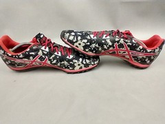 Asics Gun Lap Mens 13 G508Y Cross Freak 2 Black Fiery Red Gray No Spikes Track