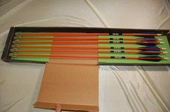 Ben Pearson Vintage Archery Hunting Arrows For Recurve/Long Bow – 6 Arrows