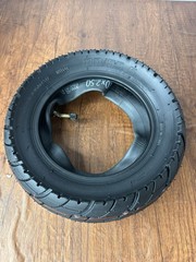 80/65-6 Scooter Tire & Inner Tube Set Pneumatic Replacement Tire 10″ Black
