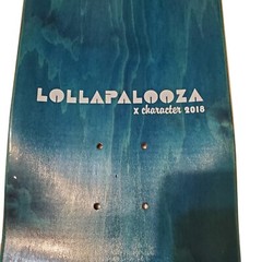 Super Rare 2018 Limited Edition Lollapalooza Skateboard Deck by Character