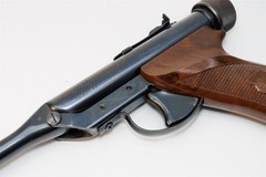 Nice! Hy-Score 800 Blued Rifled Barrel .22 Cal Single Shot Target Pellet Pistol