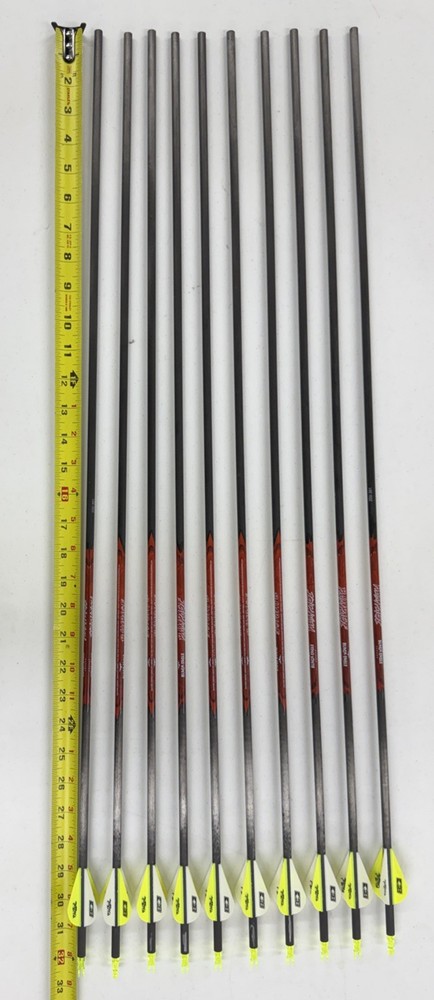 Black Eagle Arrows Rampage 200 Spine Full Length Arrows 4 Fletched – Item 4214