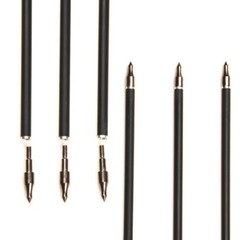 12Pcs 30» Archery Arrows Carbon Sp 500 7.8mm Broadheads 100 grain / Quiver Tube