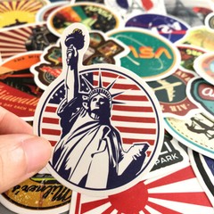 49pcs Vinyl vintage Sticker Pack For Water Bottle,Laptop,Journal,Scrapbook