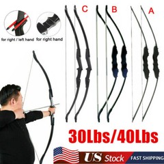 57″ Takedown Recurve Bow Hunting Set Archery Right Left Hand for Adult Beginner