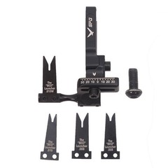 Strong Arrow Rest Rest Steel Plate 7*6.5*1.8cm 86.2g Aluminum Alloy Black