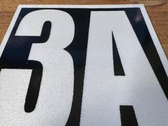 Geser 3A Reflective Sticker Crew Tag Slap Graffiti Freights Throw Up MSK CBS OTR