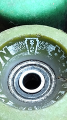 VINTAGE 80’s SLIME BALLS VISION BLURR Skateboard Wheels 60mm 97A RED Green
