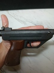 Vintage 1960s Hammerli Sparkler Mod RD 4.5/.177 CO2 Single Shot Air Pistol + Box