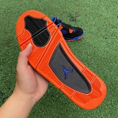 AJ4 Retro “Cavs” Safety Orange-Game Royal 308497-027 NEW Men’s Size 4-11