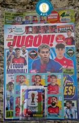 Revista Jugon sellada con el set de actualizacion Español WC 2026