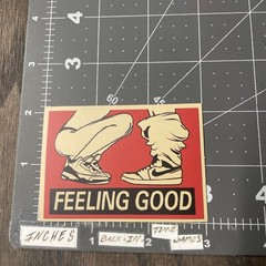 Feeling Good Nike Parody Adult Humor Sticker For Guitar Laptop Phone Ect. TS1