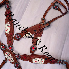 Western Horse Leather Tack Set | Vegas Ace Tack Set