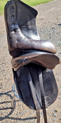 Kieffer dressage saddle 17.5″ Sattelmacher Munchen Brown
