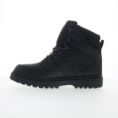 DC Peary TR ADYB700045-BB2 Mens Black Leather Skate Inspired Sneakers Shoes