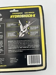 NEW PIVOTING BROADHEADS Hyrdoshock-X Composite Array Silver 100 Grain RAMCAT