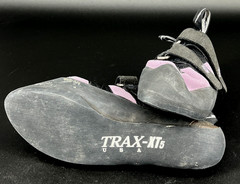 Evolv Trax XT-5 Rock Climbing Shoes Womens 8.5 Purple Black Made In USA (GG)