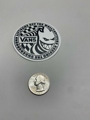 Vans Black and White Skateboard Stickers Vinyl Decals (Ships from USA)