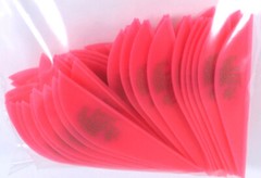 2.5″ Vanes Tonys All New Super Wave Archery Vanes Pink 50PK TNYSWV3343D