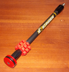 Bee Stinger MicroHex 10″ Stabilizer in Matte Black w/Red – B Stinger