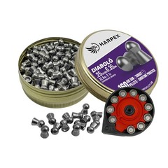 Harpex Diabolo .25 (6.35mm) Cal Airgun pellets – Domed High Accuracy 32.4gr Lead