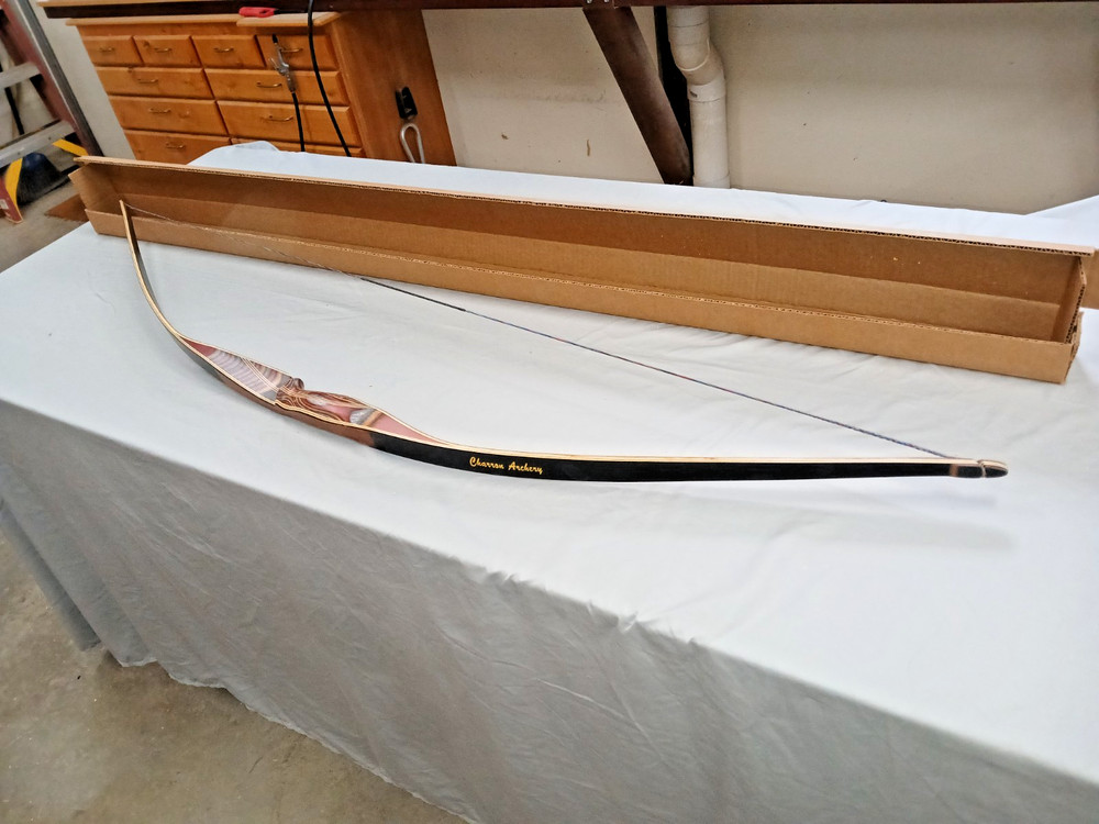 CHARRON ARCHERY – CUSTOM LONGBOW 62″AMO @56#