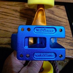 Gullwing Neil Carver Longboard 50°trucks, Orangatang Stimulus wheels set