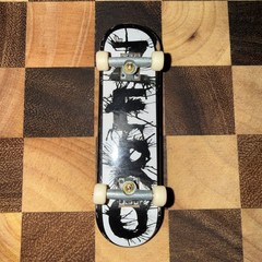 Tech Deck Zero Black And White Paint Splash Skateboard
