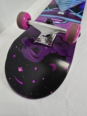 ​Tony Hawk Signature Series UFO Metallic Skateboard 31 In Complete Beginner VG