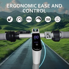 Volt City 350W Powerful Motor 20MPH Electric Scooter Foldable for Adults 40 Mile