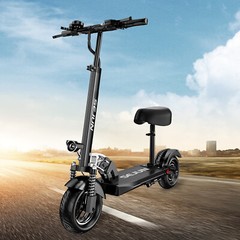 800W Motor 27MPH 35 Mile Q2 Adult Electric Scooter with Seat 48V 13AH Foldable