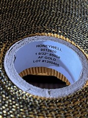 1.25” Inch Honeywell Yellow Nylon Tubular Webbing 8500# Heavy Duty 5 Yard Piece