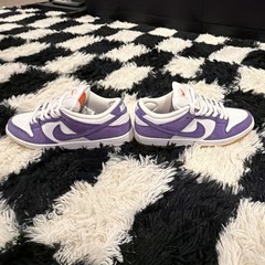 Nike SB Dunk Low Pro ISO Court Purple Skateboarding Shoes US 8 Medium Width