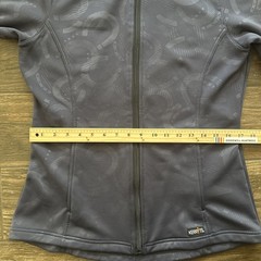 Kerrits Jacket Womens Medium Blue Hooded ull Zip Riding Equestrian Fleece Lined