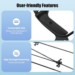 Right Hand Compound Bow For Training W/ 12x Arrow Weight Cams Fully Adjustable