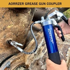 Grease Gun Coupler Strong Lock-on Greases Gun Couplers, 12000 PSI High 2 PCS