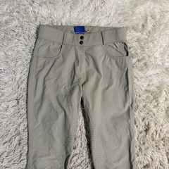 Women’s Size 28R Tan Ovation Aqua Knee Patch Horseback Riding Breeches
