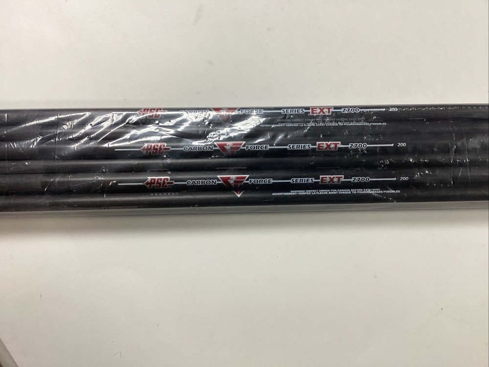 PSE Carbon Force 27 200 Spine Shafts 31 Inches *INCLUDES PIN BUSHING AND NOCKS*