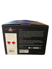 Triple 8 Sweatsaver Helmet Rainbow Sparkle Black NEW OPEN BOX
